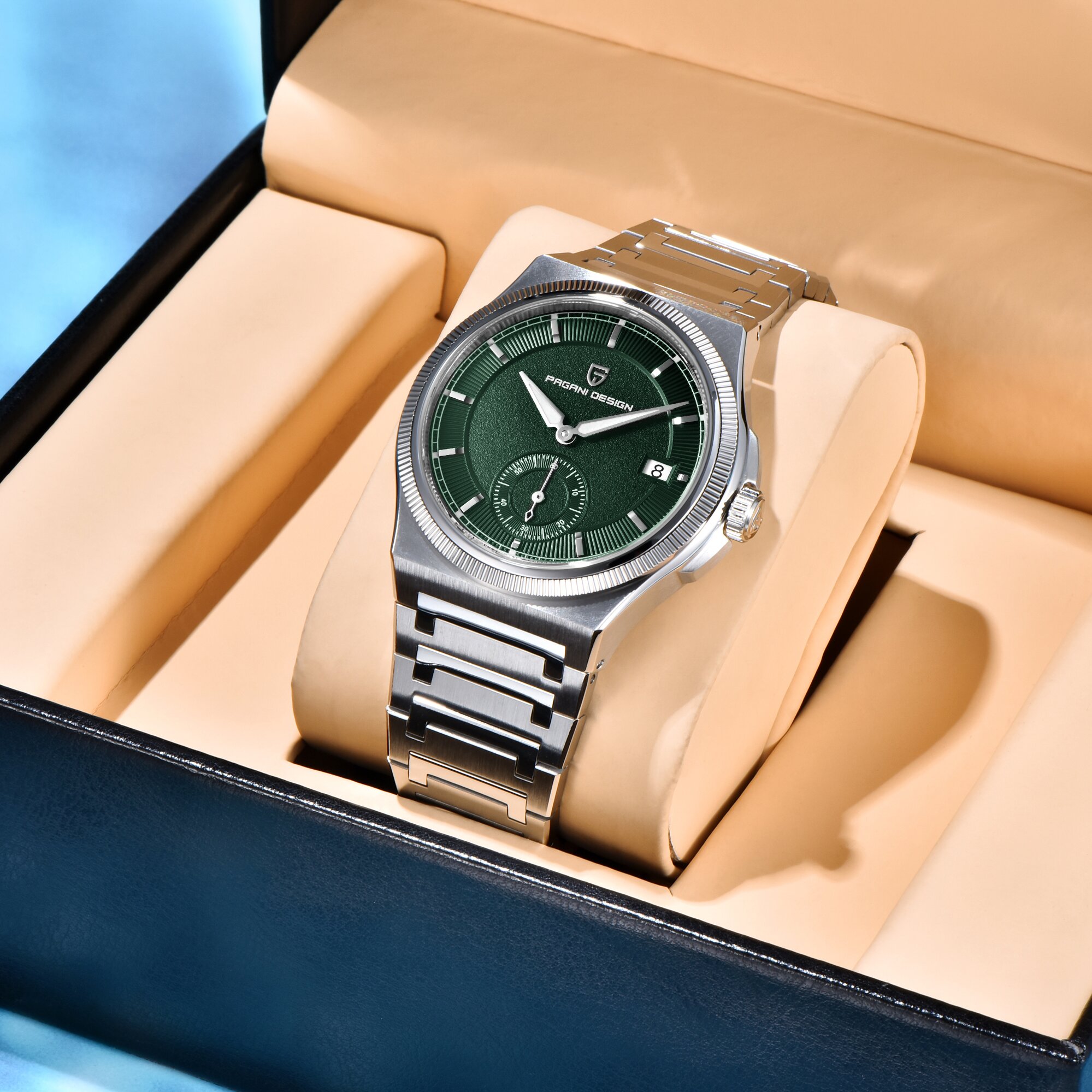 Seiko Watch Presage - PAGANI DESIGN นาฬิกาข้อมือผู้ชายสไตล์มินิมอล หรูหรา ขนาด 42