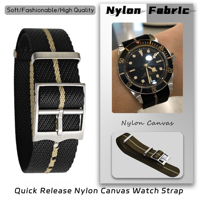 ไนลอน 20 มม.22 มม.สําหรับ Tudo - Nato Strap Nylon บทวิจารณ์และราคา